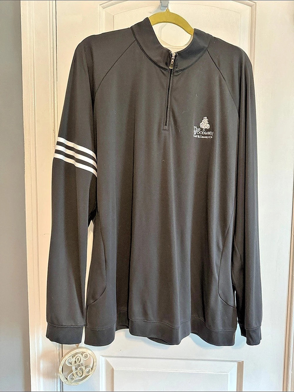 adidas Climacool Golf Quarter-Zip Pullover Black XL